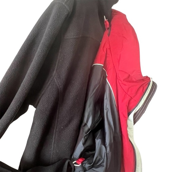 VTG L.L. Bean 2 in 1 Jacket/Coat Red SZ M Outdoors Gorpcore Cabincore Preppy - Picture 9 of 13
